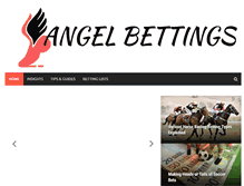 Tablet Screenshot of angelbettings.com